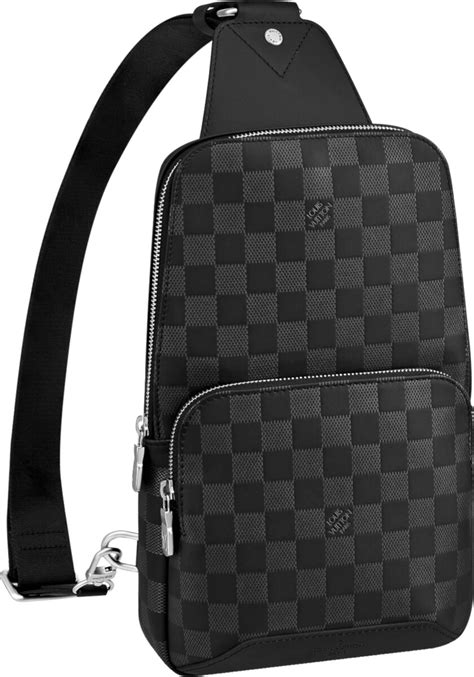 black louis vuitton sling bag